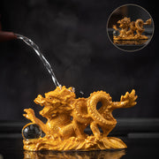 Buddha Stones Year Of The Dragon Color Changing Resin Luck Success Tea Pet Home Figurine Decoration Decorations BS 15