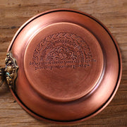 Buddha Stones Small Copper Prayer Altar Portable Burning Holder Incense Sage Smudging Rituals Use Items Prayer Altar BS 5