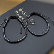 Buddha Stones Black Onyx Bead Support Protection Bracelet Bracelet BS 2