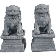 Buddha Stones Lion Fu Foo Dogs Elephant Ward Off Evil Blessing Home Decoration Decoration BS 10