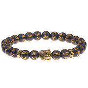 Buddha Stones Tibetan Buddha Mantra Amulet Bracelet Bracelet BS 1