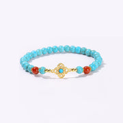 Buddha Stones Turquoise Bead Protection Balance Bracelet Bracelet BS 11