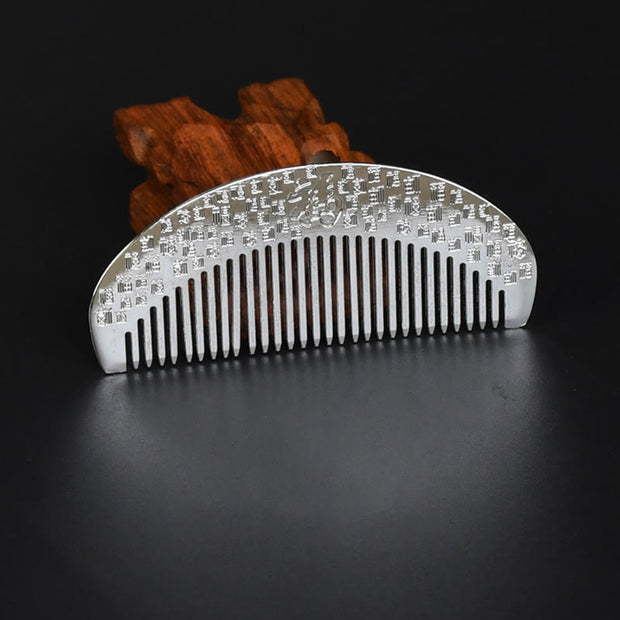 Buddha Stones Lucky Dragon Phoenix Protection Strength Comb Comb BS Happiness
