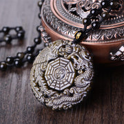 Buddha Stones Golden Obsidian Healing Energy Necklace Pendant Necklaces & Pendants BS 4