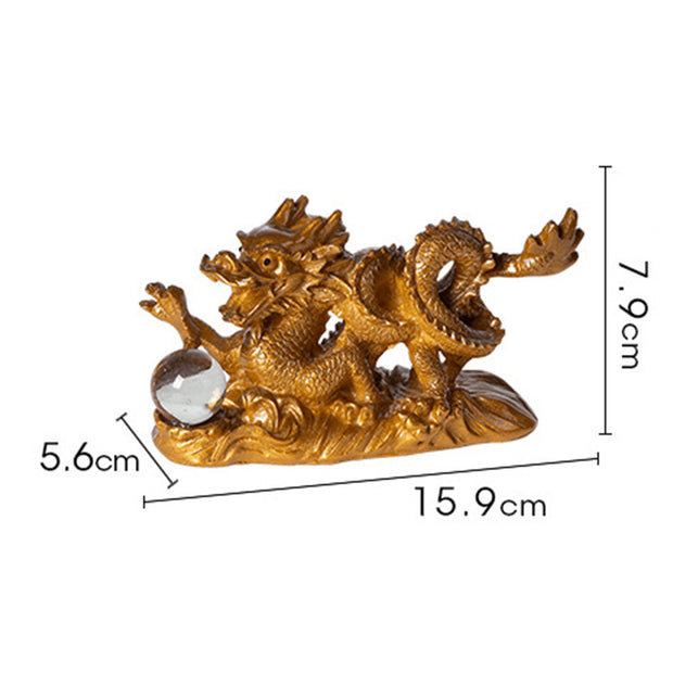 Buddha Stones Year Of The Dragon Color Changing Resin Luck Success Tea Pet Home Figurine Decoration Decorations BS 18