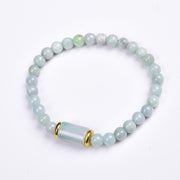 Buddha Stones Natural Jade Luck Prosperity Bracelet Bracelet BS 5