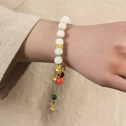 Buddha Stones Natural Bodhi Seed Lotus Pumpkin Bead Peace Harmony Bracelet Bracelet BS 11