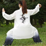 Buddha Stones 3Pcs Yin Yang Tree Tai Chi Spiritual Zen Practice Meditation Prayer Uniform Unisex Clothing Set Clothes BS 3