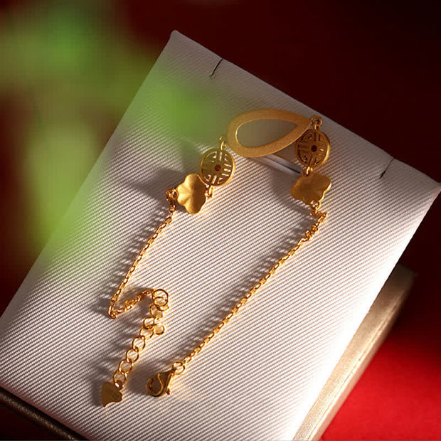 Buddha Stones 925 Sterling Silver Hetian White Jade Water Drop Chain Necklace Pendant Bracelet Bracelet Necklaces & Pendants BS 11