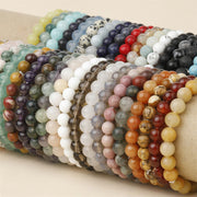 Buddha Stones Natural Stone Quartz Healing Beads Bracelet Bracelet BS 1