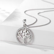 Buddha Stones 925 Sterling Silver The Tree of Life Unity Necklace Pendant Necklaces & Pendants BS 7