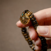 Buddha Stones Agarwood Red Agate Turquoise Balance Strength Bracelet Bracelet BS 10