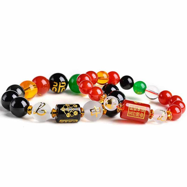 Chinese Zodiac Feng Shui Obsidian Five-Element Wealth Porsperity Bracelet (Extra 30% Off | USE CODE: FS30) Bracelet BS 3