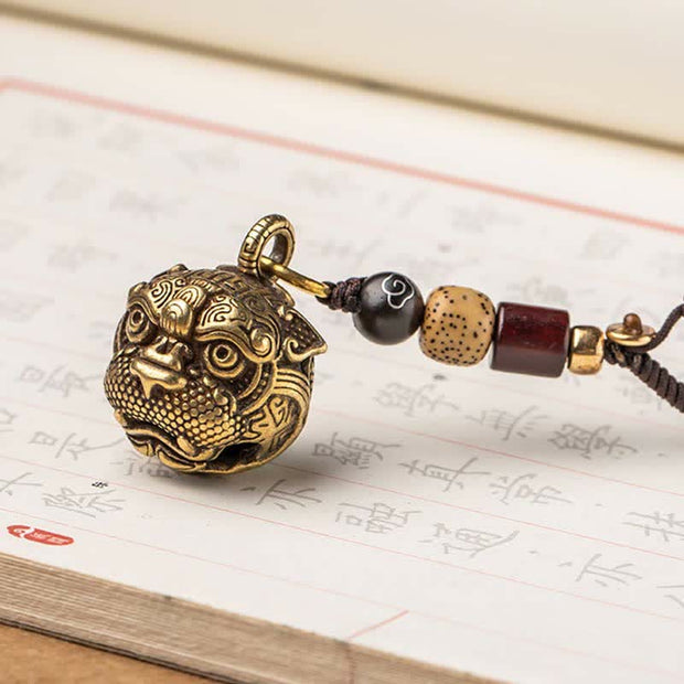 Buddha Stones PiXiu Wealth Copper Key Chain Key Chain BS 9