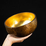 Buddha Stones Tibetan Meditation Sound Bowl Handcrafted Healing Yoga Mindfulness Singing Bowl Set