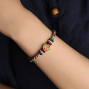 ❗❗❗A Flash Sale- Buddha Stones Colorful Rope Wealth Comes From All Directions Handmade Eight Thread Peace Knot Luck Bracelet