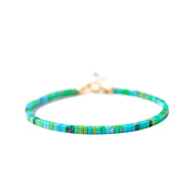 Buddha Stones Turquoise Beaded Friendship Strength Chain Bracelet Bracelet BS 7