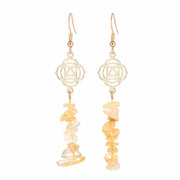Healing Crystals Zen Cairn Confidence Earrings (Extra 30% Off | USE CODE: FS30) Earrings BS Citrine