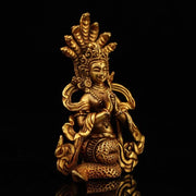Buddha Stones Bodhisattva Nagarjuna Protection Copper Statue Decoration Decorations BS 1