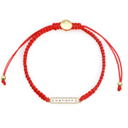 Tibetan Handmade Om Mani Padme Hum Peace Red String Bracelet Bracelet BS 6