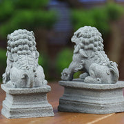 Buddha Stones Lion Fu Foo Dogs Elephant Ward Off Evil Blessing Home Decoration Decoration BS 7