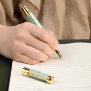 Buddha Stones Natural Jade Luck Pen With Gift Box Pen BS 5