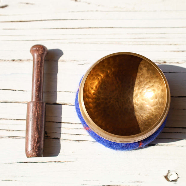 Tibetan Meditation Sound Bowl Handcrafted for Healing and Mindfulness Singing Bowl Set Singing Bowl buddhastoneshop 2