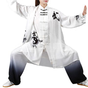 Buddha Stones 3Pcs Yin Yang Tree Tai Chi Spiritual Zen Practice Meditation Prayer Uniform Unisex Clothing Set Clothes BS 12
