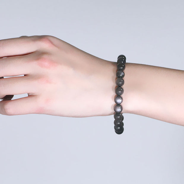 Buddha Stones Natural Moonstone Positive Love Beads Bracelet Bracelet BS 9