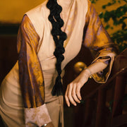 Buddha Stones Tibetan Dress Clothing Lhasa Butterfly Top Dress Improved Hanfu Women Clothing