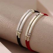 Buddha Stones 925 Sterling Silver Red String Layered Braid Bracelet Bracelet BS 15