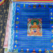 Buddha Stones Tibetan 5 Colors Windhorse Buddha Tara Scriptures Healing Auspicious Outdoor Prayer Flag TIBETAN PRAYER FLAGS buddhastoneshop 18
