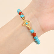Buddha Stones Turquoise Bead Protection Balance Bracelet Bracelet BS 5