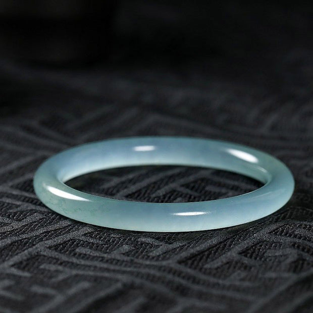 Buddha Stones Natural Jade Healing Blessing Bangle Bracelet (Extra 30% Off | USE CODE: FS30)