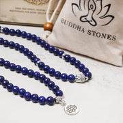 Buddha Stones Lotus Crystal Stone 108 Beads Mala Bracelet (Extra 30% Off | USE CODE: FS30) Mala Bracelet BS 15