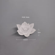 Buddha Stones Mini Lotus Liuli Crystal Healing Meditation Stick Incense Burner Decorations BS 29