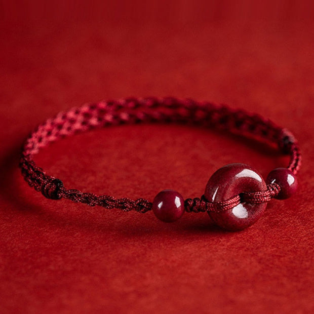 FREE Today: May You Be Healthy and Safe Cinnabar Bracelet Anklet FREE FREE 13