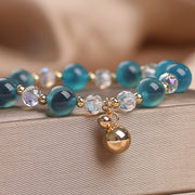 Buddha Stones Candy Agate Healing Harmony Bead Charm Bracelet