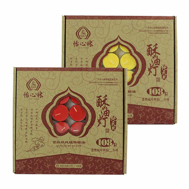 108Pcs Meditation Prayer Altar Candle Temple Rituals Use Items (Extra 30% Off | USE CODE: FS30)
