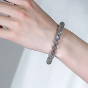 Buddha Stones Natural Moonstone Calm Positive Bracelet Bracelet BS 1