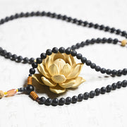 Buddha Stones Tibetan Mala Cypress Bodhi Seed Red Agate Healing Bracelet Mala Bracelet BS 8