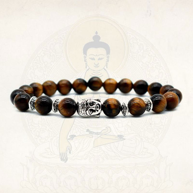 Buddha Stones Amethyst Love Healing Bracelet Bracelet BS 16