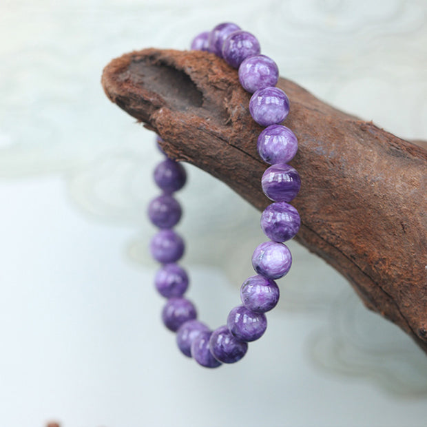 Buddha Stones Amethyst Crystal Positive Transformation Bracelet