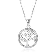 Buddha Stones 925 Sterling Silver The Tree of Life Unity Necklace Pendant Necklaces & Pendants BS The Tree of Life