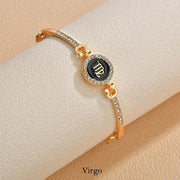 12 Constellations of the Zodiac Rhinestone Chain Adjustable Bracelet (Extra 30% Off | USE CODE: FS30) Bracelet BS Virgo