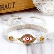 Buddha Stones Evil Eye Keep Away Evil Spirits String Bracelet Bracelet BS 51
