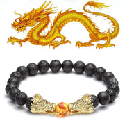 FREE Today: Powerful Dragon Lucky Bracelet FREE FREE Lava Rock&Gold