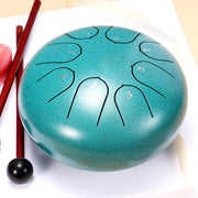 Buddha Stones Steel Tongue Drum Sound Healing Meditation Yoga Drum Kit Drum Kit BS Green