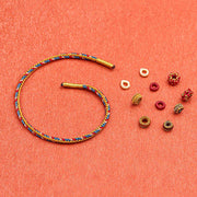 Buddha Stones Handmade Dunhuang Color Luck Braid String Bracelet Bracelet BS 5