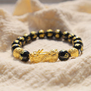 Feng Shui PiXiu Obsidian Attract Wealth Bracelet Bracelet BS 2